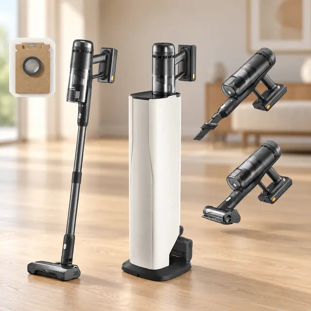 Roborock H60 Hub Ultra Akku-Staubsauger mit Absaugstation