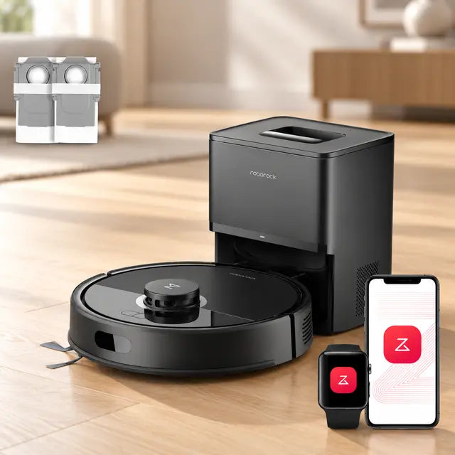 Roborock Q7 L5+ Set Saug- und Wischroboter mit Auto-Entleerungsstation mit zwei zusätzlichen Staubbeuteln