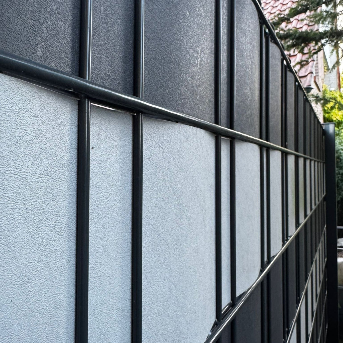 Sichtschutzstreifen Standard | PP | Anthrazit, Moosgrün, Fenstergrau