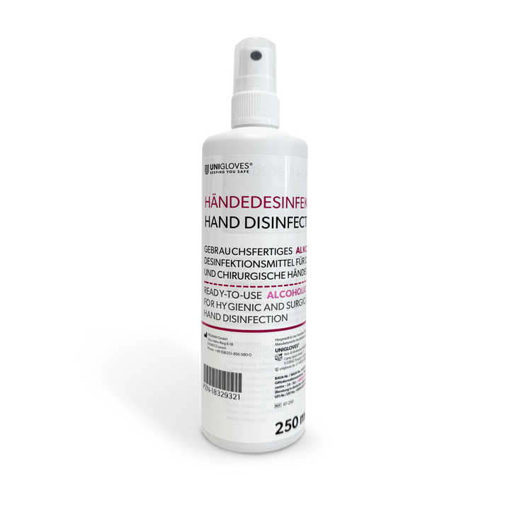Unigloves Händedesinfektion 250ml Pumpspray