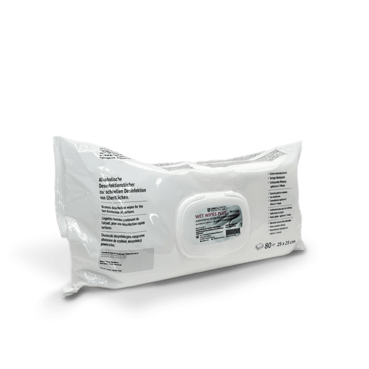 Wet Wipes Plus: Effektive Schnell-Desinfektion 8 x 80 Blatt