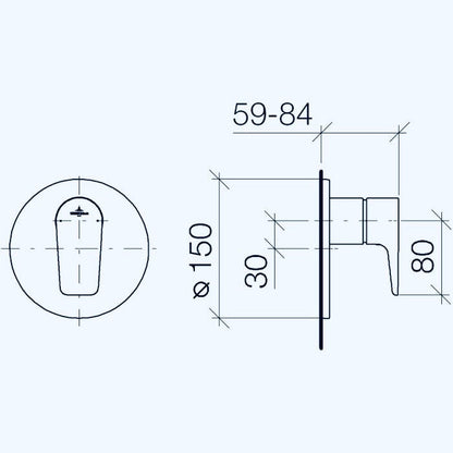 Villeroy & Boch "Subway" Einhandbatterie ohne Umstellung
