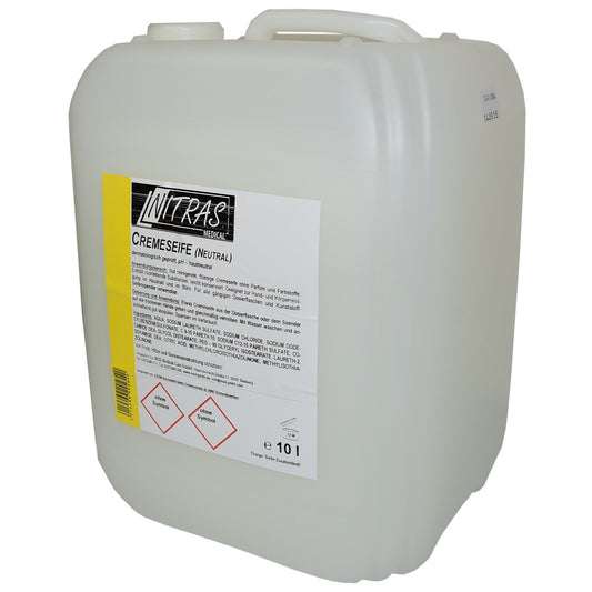 Waschlotion Cremeseife: Sanfte Reinigung und Pflege für empfindliche Haut 10 Liter - Shop DE 24/7NITRAS10 LiterNITRAS Cremeseife, 10.000 ml, Kanister - Shop DE 24/7NITRASNITRAS Cremeseife, 10.000 ml, Kanister